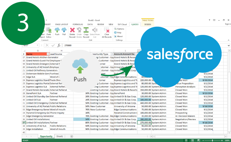 Save Data to Salesforce