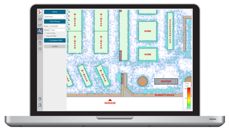 WingArc Retail Heat Map Technology